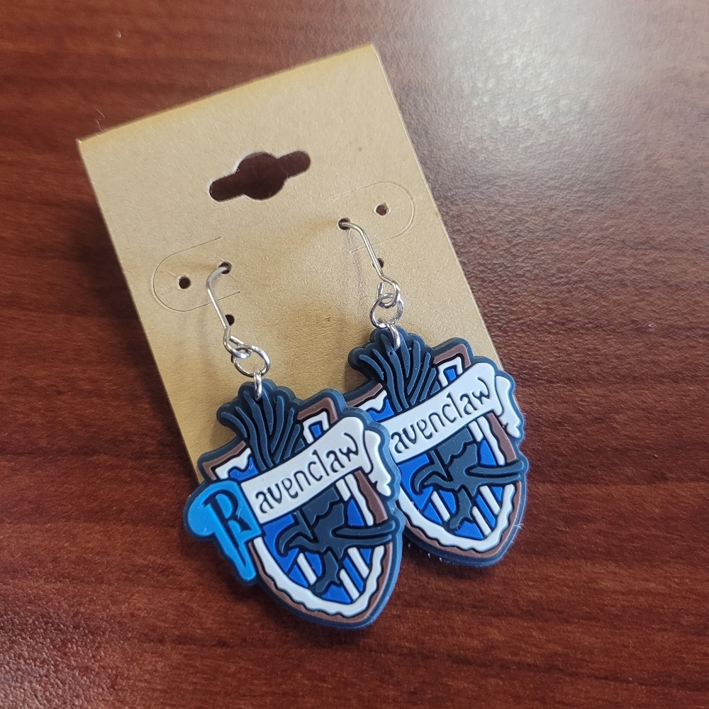 New PVC Harry Potter Ravenclaw Dangle Earrings
